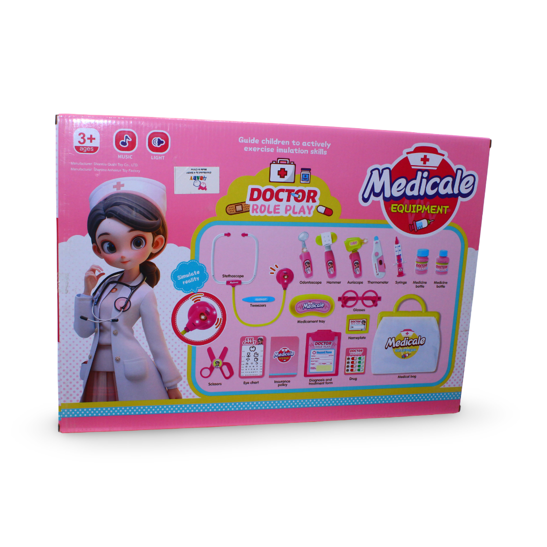 Girls "Medicale Equipment" Doctor Role-Play Toy Set