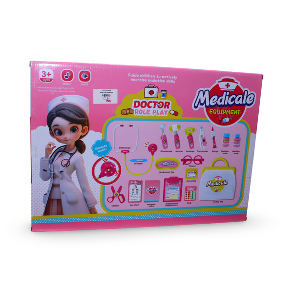 Girls "Medicale Equipment" Doctor Role-Play Toy Set