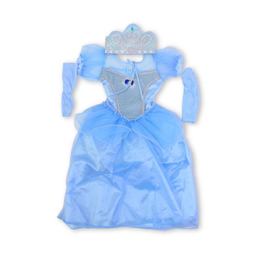 Girls Cinderella Costume Set