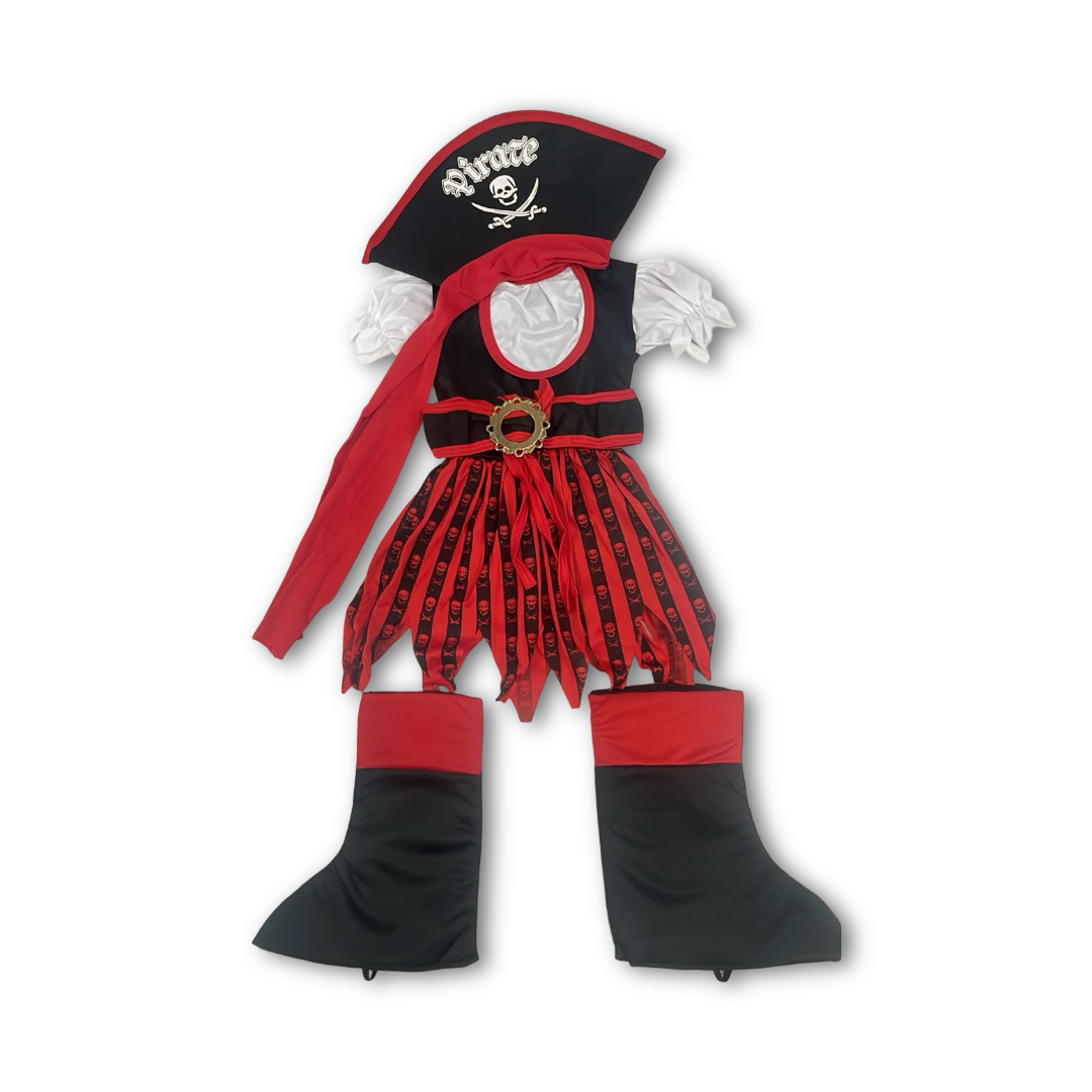 Girls Pirate Costume Set