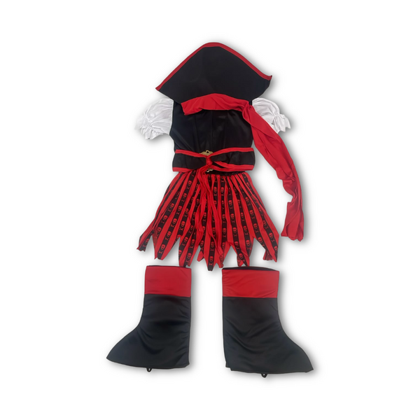 Girls Pirate Costume Set