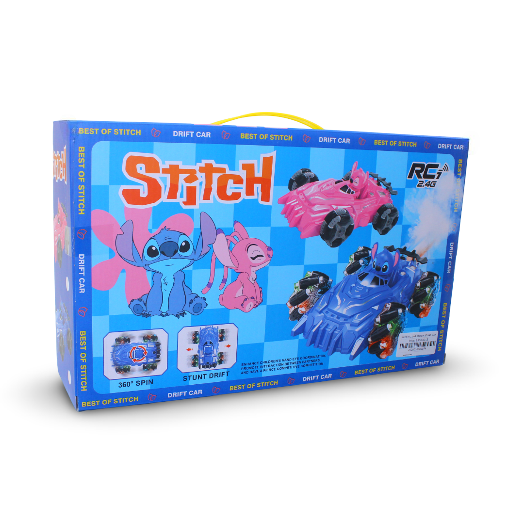 Stitch 2.4G High-Speed Drift & Spray RC Stunt Car Toy