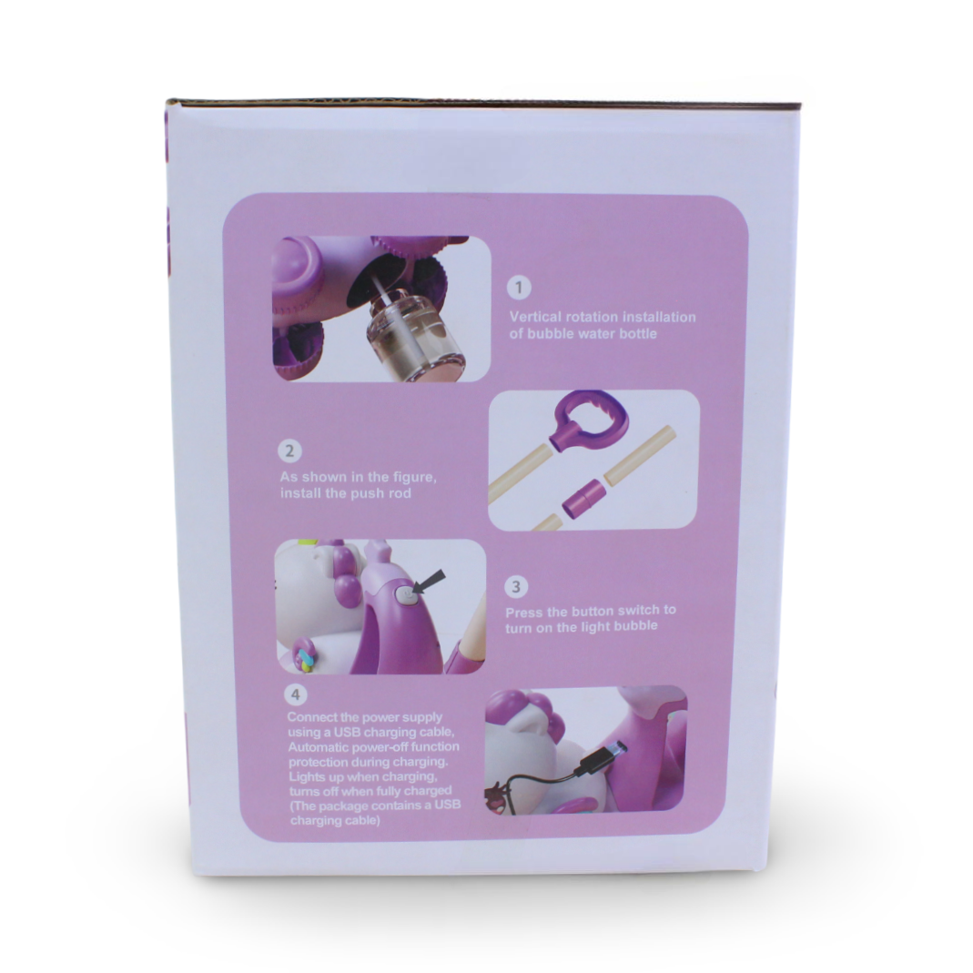 Bubble Rabbit Push and Play Toy