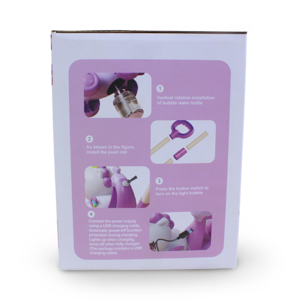 Bubble Rabbit Push and Play Toy