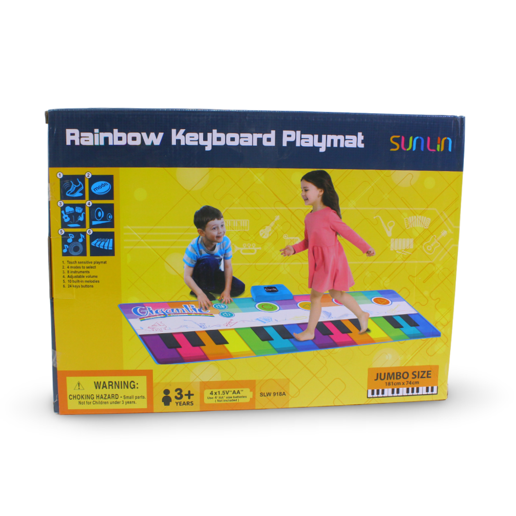 Sunlin Rainbow Keyboard Playmat
