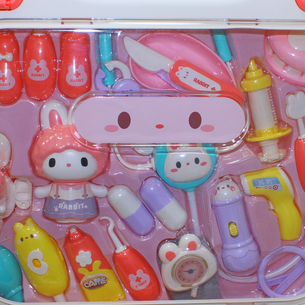 Kawaii Rabbit Doctor Playset