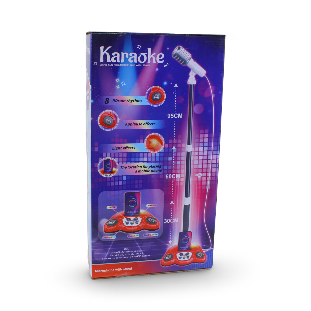 Hey Music Kids Karaoke Microphone with Stand