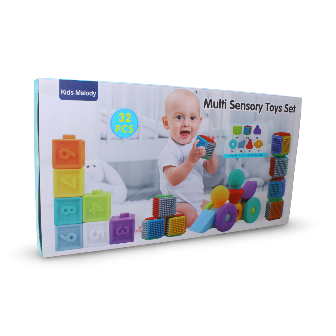 Kids Melody Multi Sensory Toys Set – 32 Pcs
