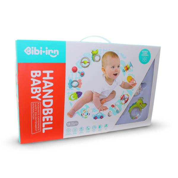 Bibi-Inn Funny Baby Hand Ringing Bell – 12 Pcs