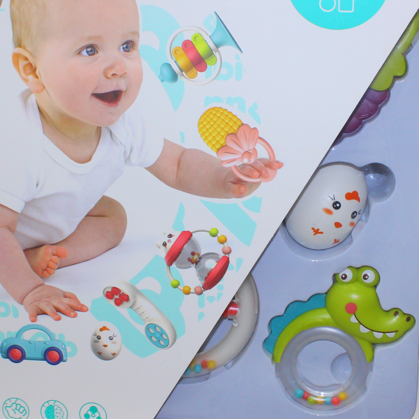 Bibi-Inn Funny Baby Hand Ringing Bell – 12 Pcs