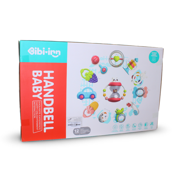 Bibi-Inn Funny Baby Hand Ringing Bell – 12 Pcs
