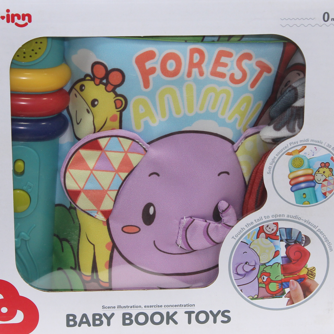 Bibi-inn Forest Animals Electronic Soft Cloth Book