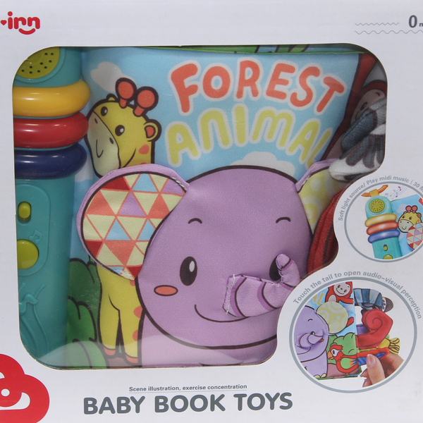 Bibi-inn Forest Animals Electronic Soft Cloth Book