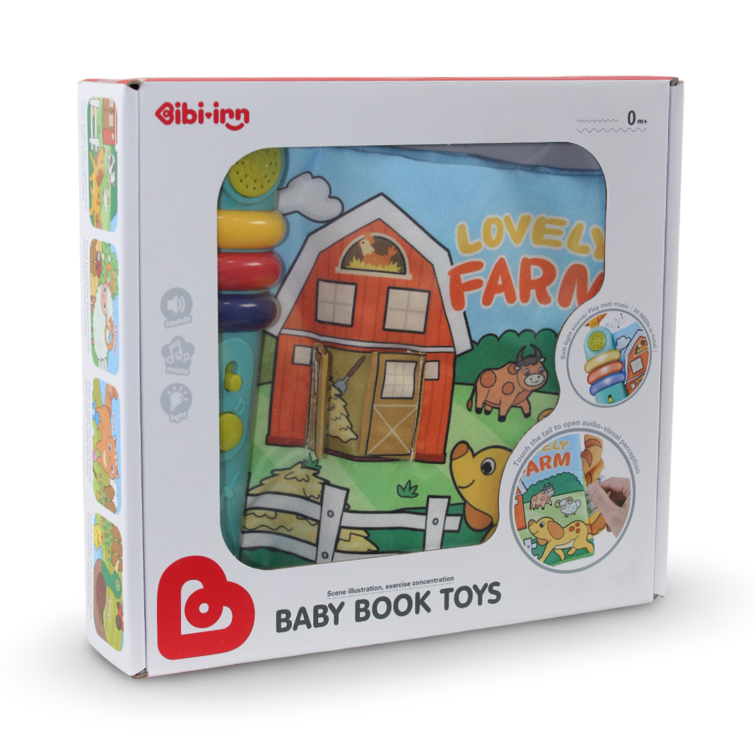 Bibi-inn "Lovely Farm" Baby Book Toy