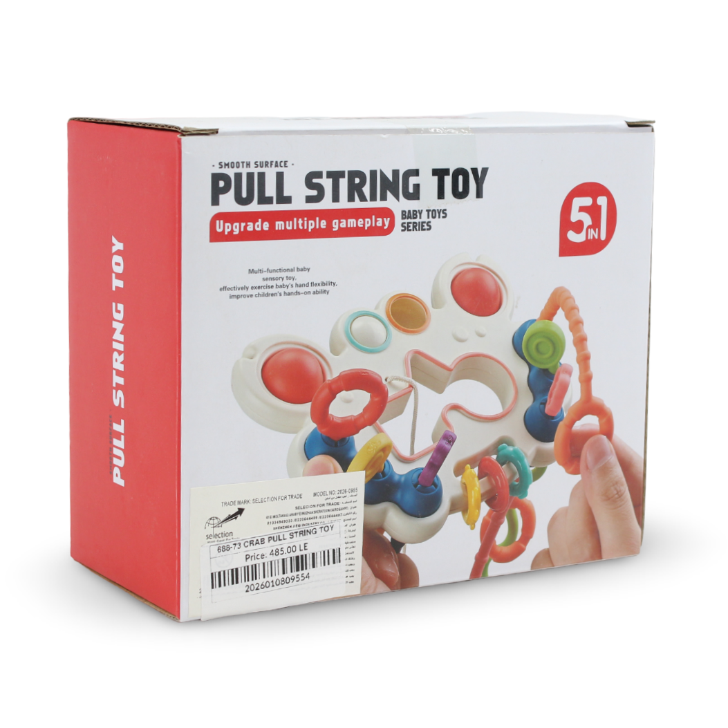Bibi-inn Crab Pull String Toy