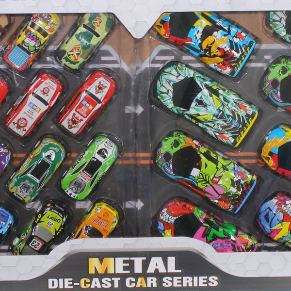 "Speed Interactive Competition" Die-Cast Metal Toy Racing Cars – 48 Pcs