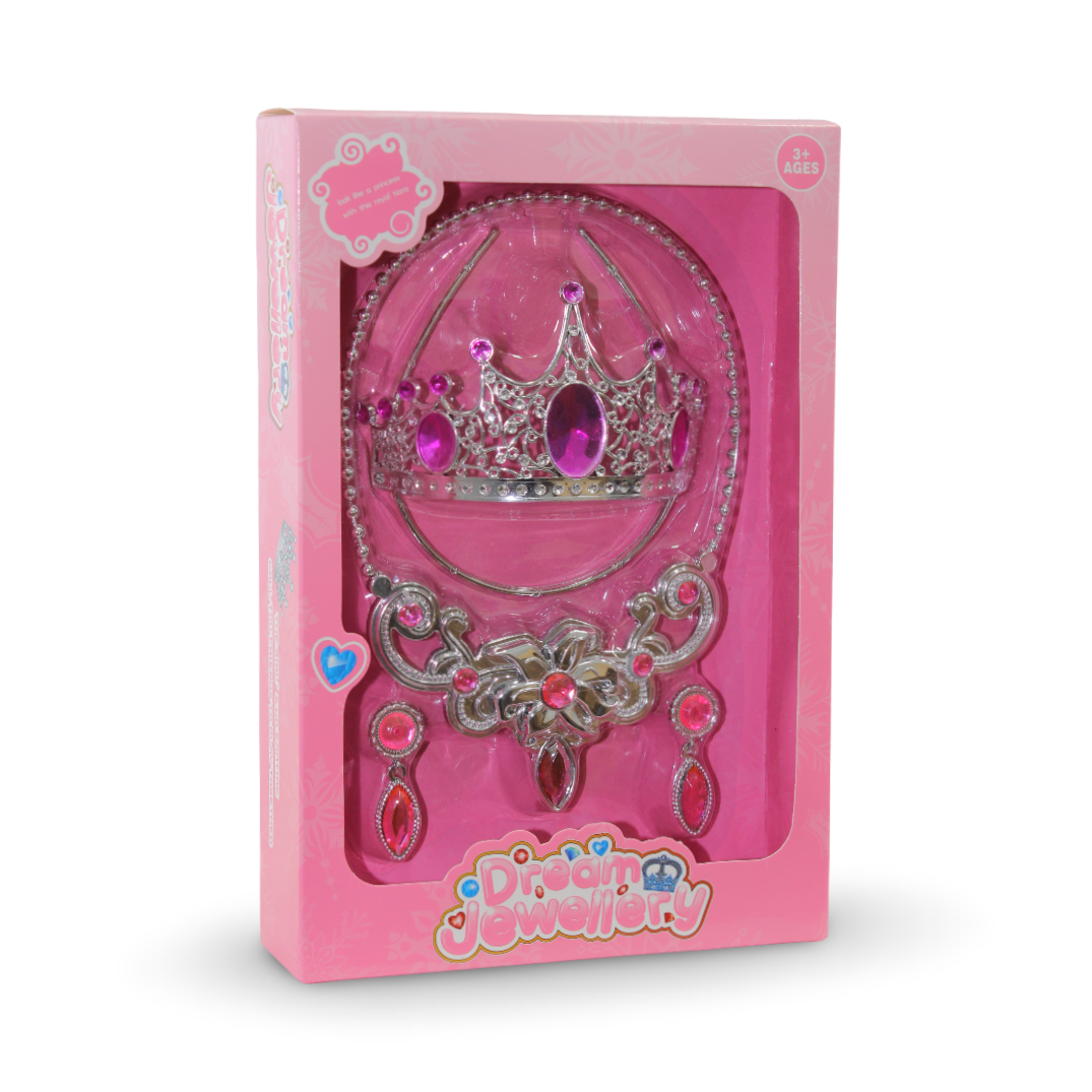 Children’s Princess Jewelry Set – Pink