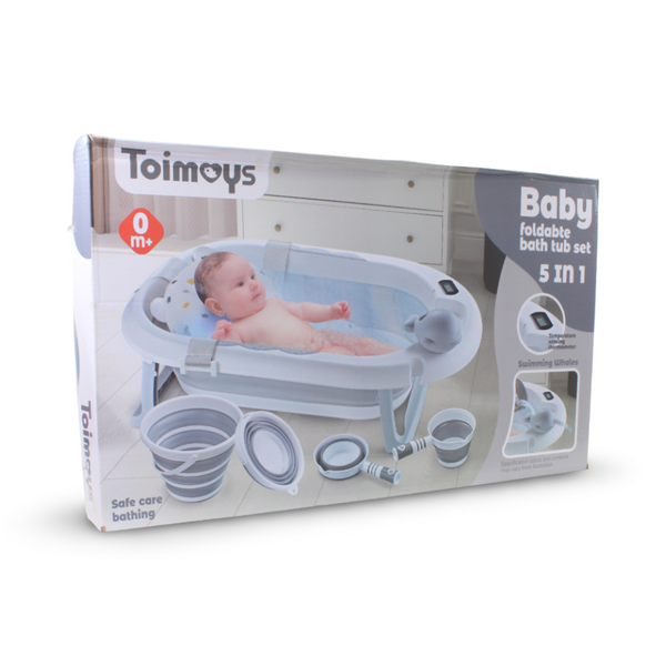 Toimoys 5-in-1 Foldable Baby Bath Set