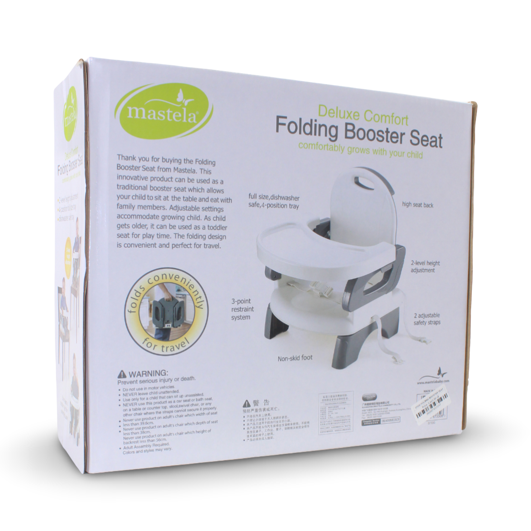 Mastela Deluxe Comfort Folding Booster Sea
