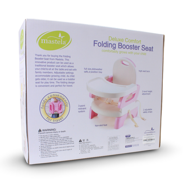 Mastela Deluxe Comfort Folding Booster Seat