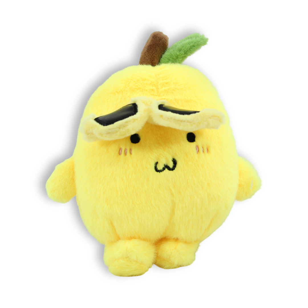 Fruit-Shaped Plush Toy – Yellow