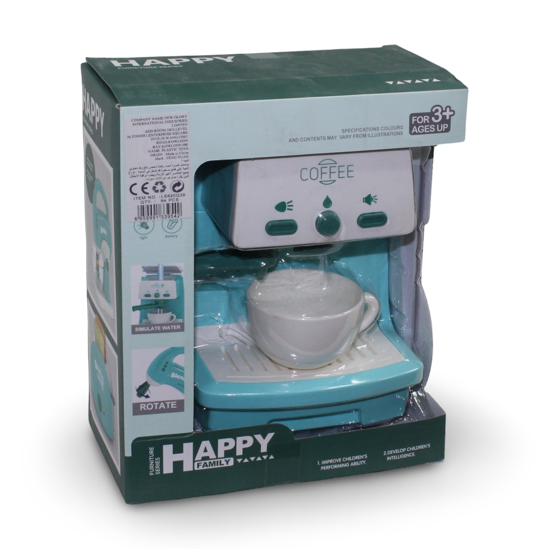 Happy Family Coffee Machine Play Set - Toys - OKO