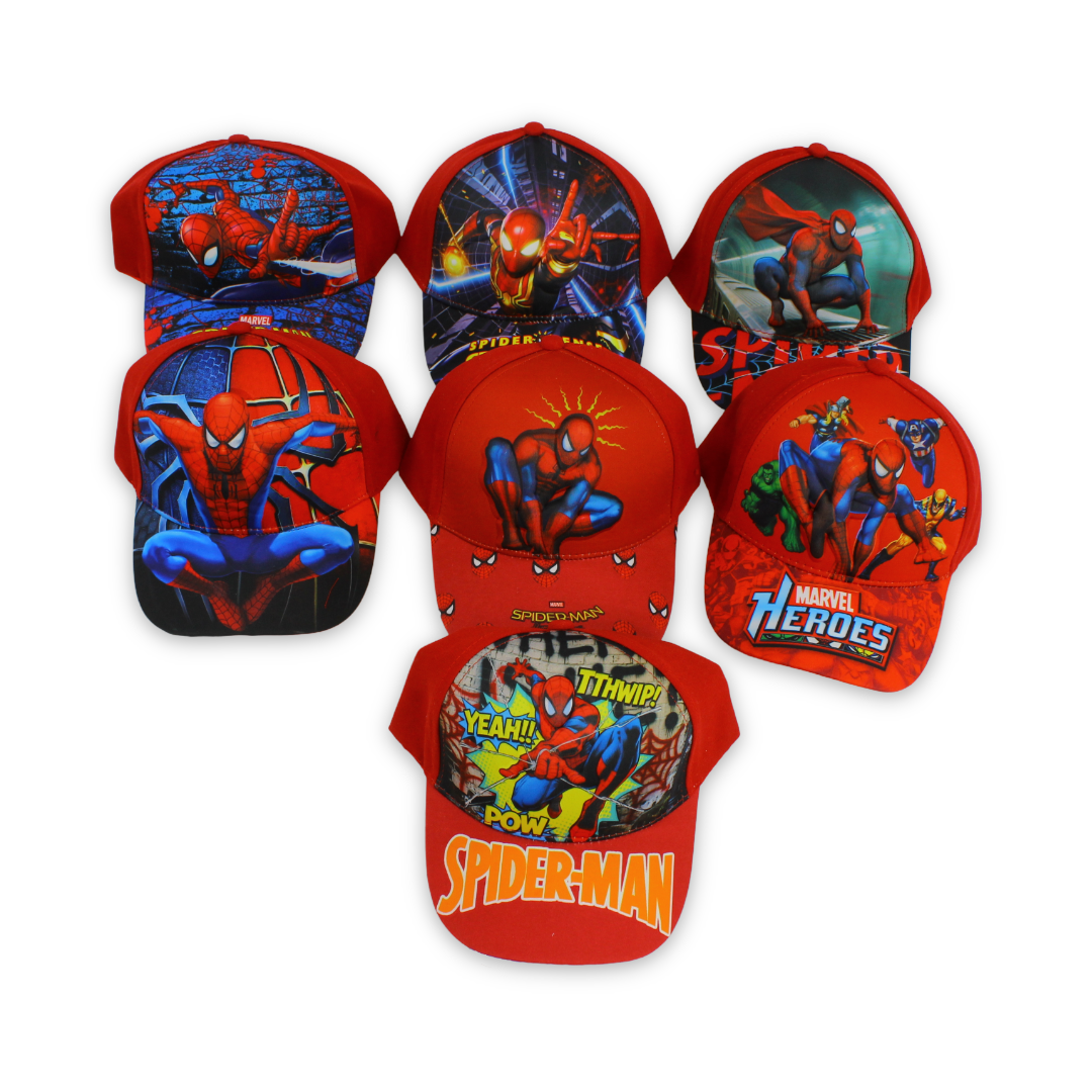 Boys Cap – Red with Spider-Man Print - Clothing - Perlo
