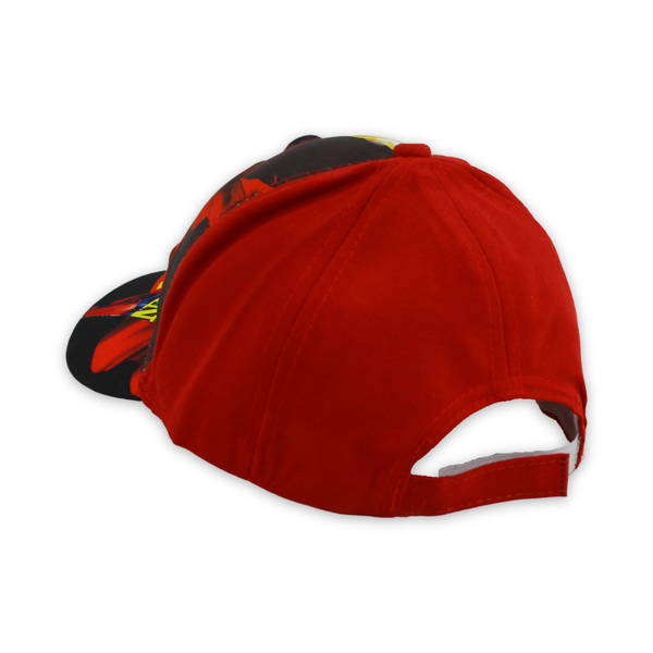 Boys Cap – Red with Super-Man Print