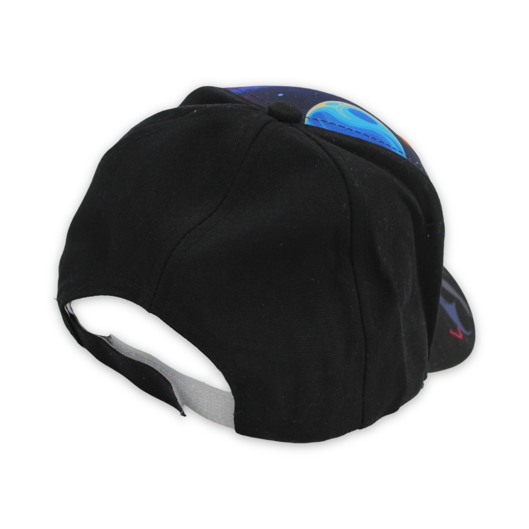 Boys Cap – Black with Batman Print