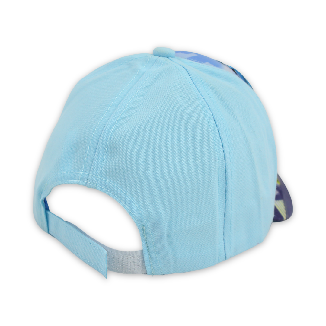 Boys Cap – Aqua with Batman Print