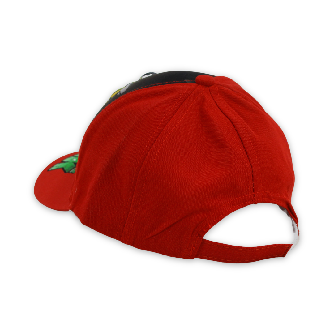 Boys Cap – Red with Hulk Print