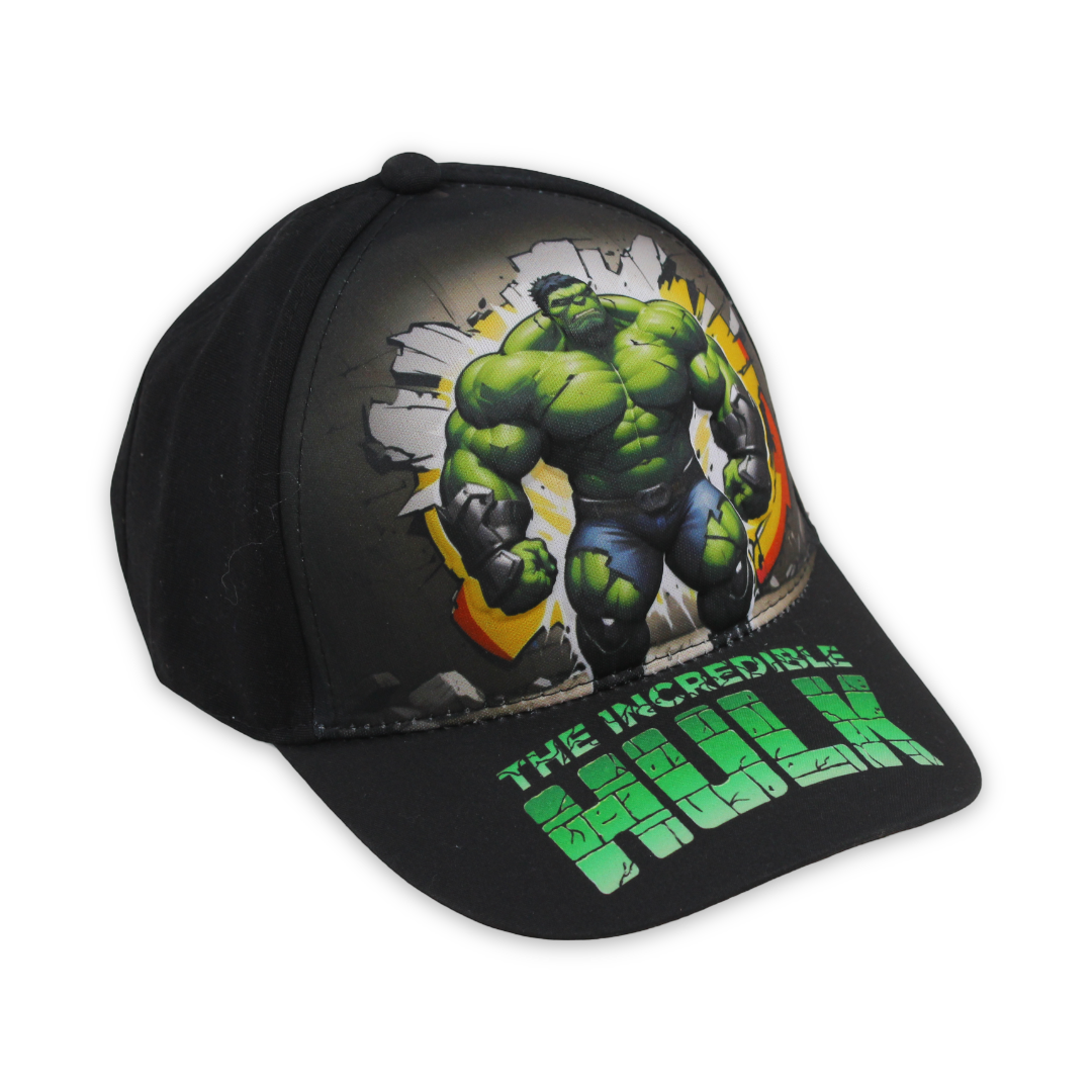 Boys Cap – Black with Hulk Print - Clothing - Perlo