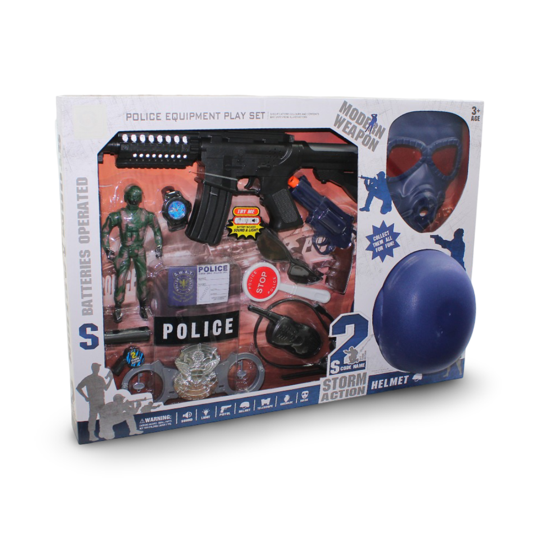 Storm Action Police Equipment Playset - Toys - OKO