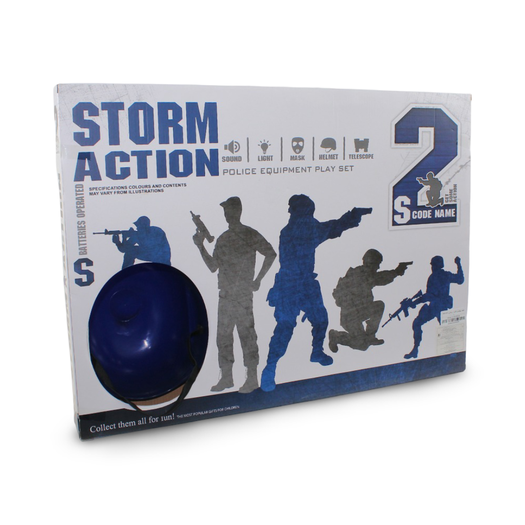 Storm Action Police Equipment Playset
