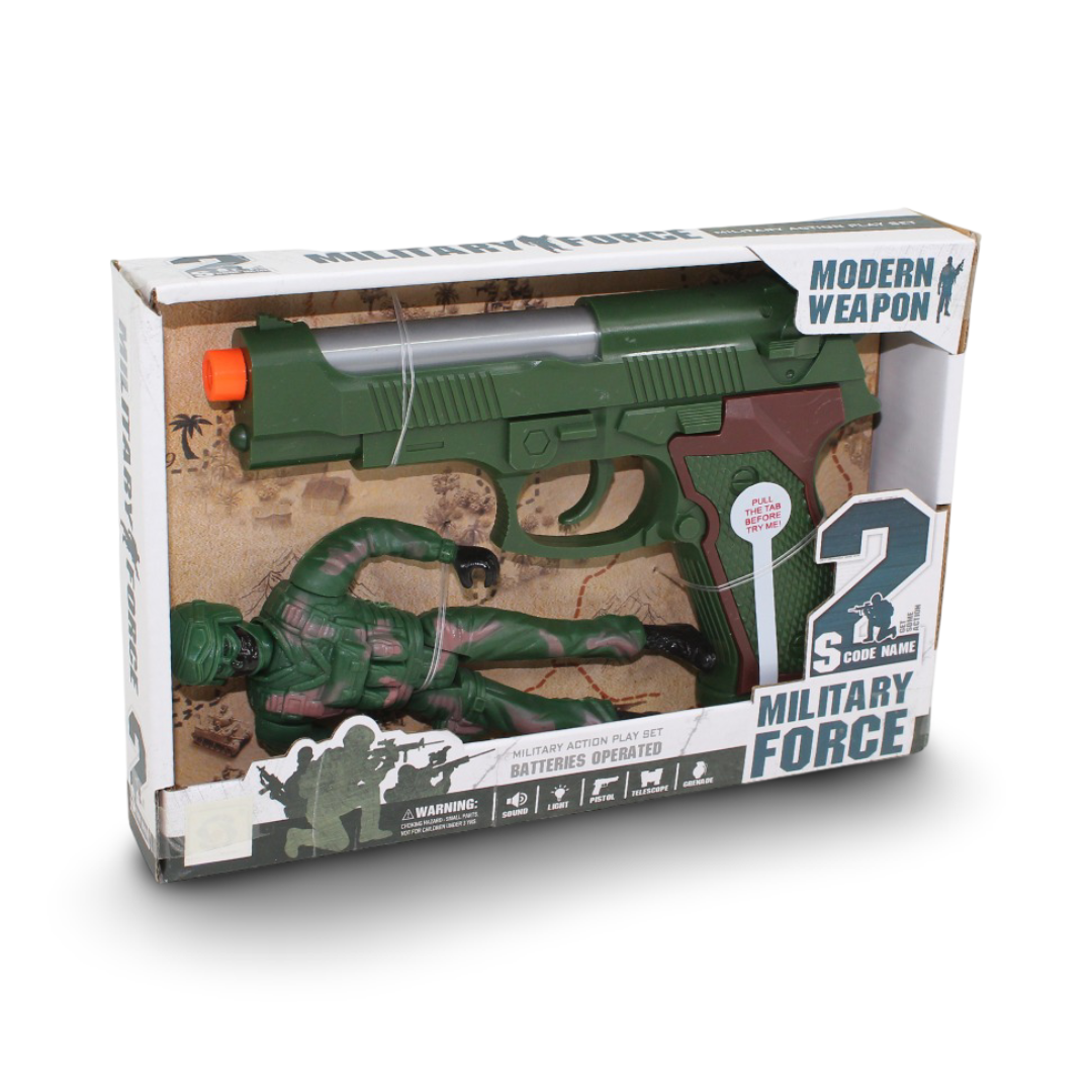 Military Force Modern Weapon (Light & Sound) - Toys - OKO