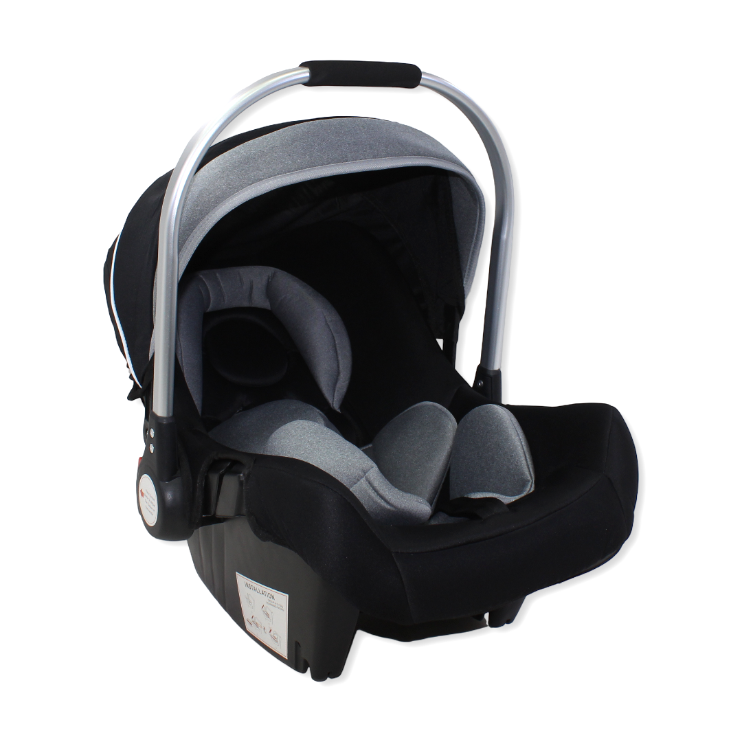 Kidilo Car Seat and Carrier – Black & Grey