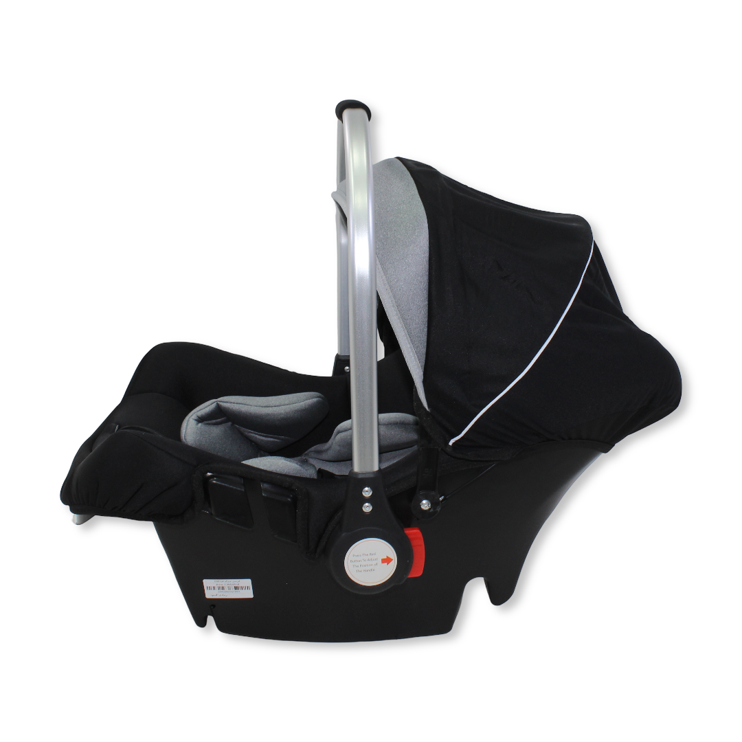 Kidilo Car Seat and Carrier – Black & Grey
