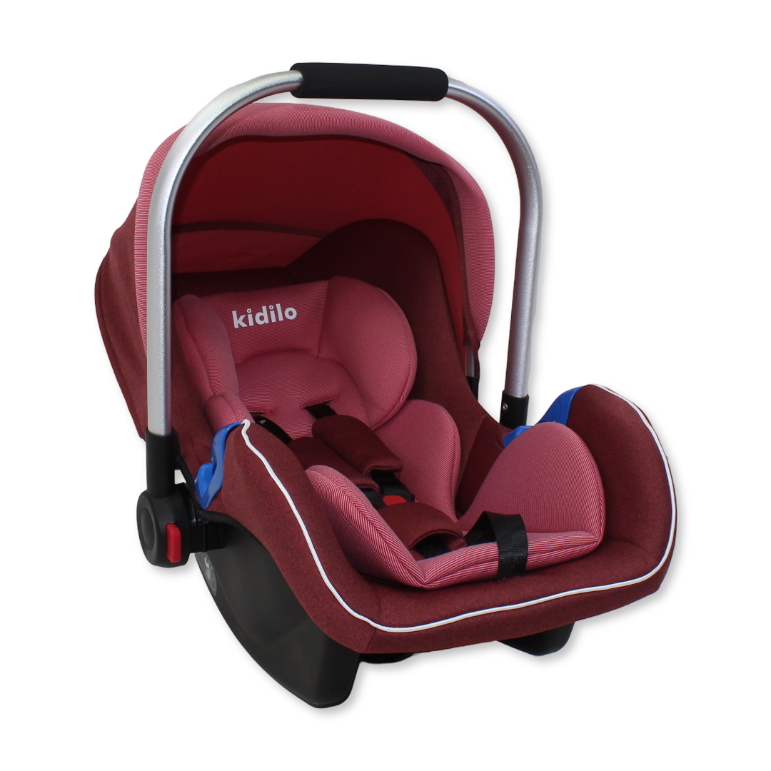 Kidilo Car Seat and Carrier – Burgundy