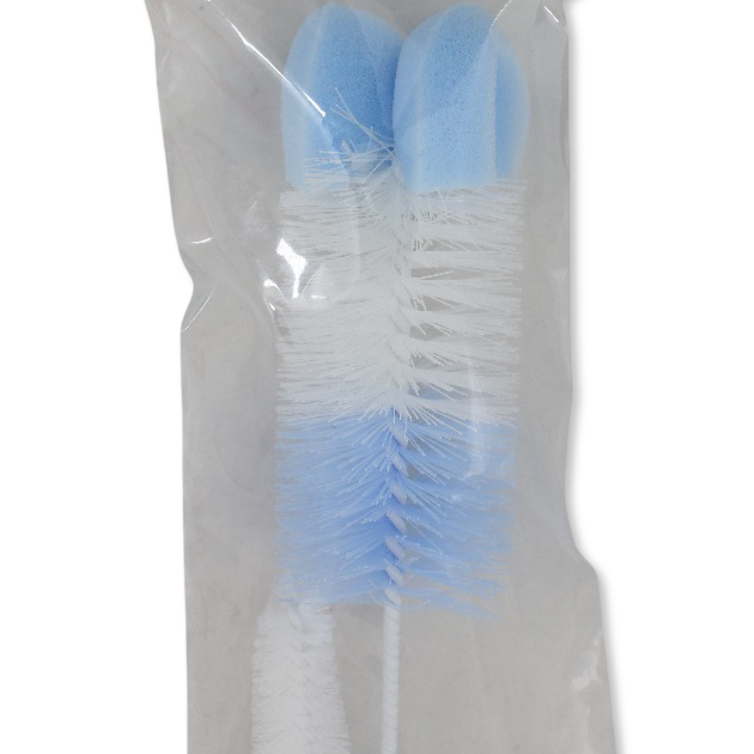Canpol Babies Bottle and Teat Brush Set with Sponge – Baby Blue