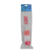 Canpol Babies Bottle and Teat Brush Set with Sponge – Pink