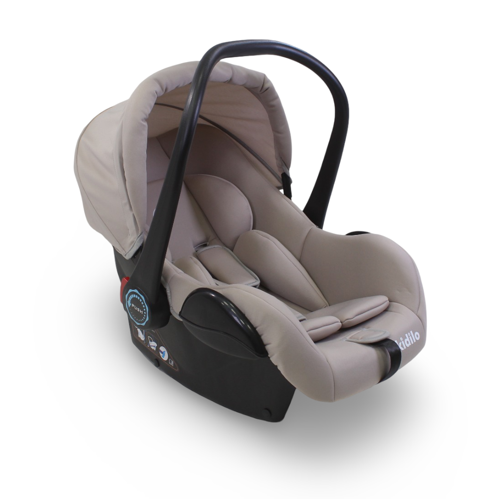Kidilo Car Seat with Carry Handle – Beige