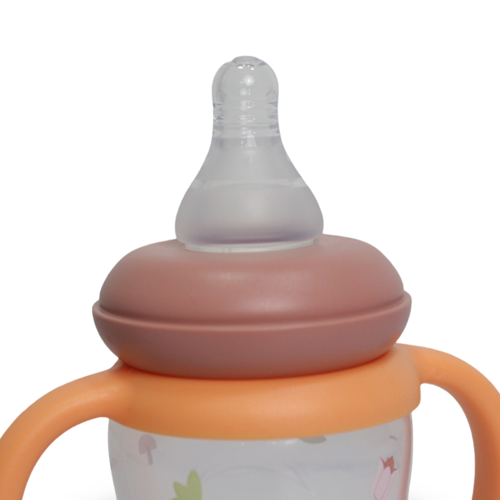True Gold Standard Feeding Bottle with Handles – Pink