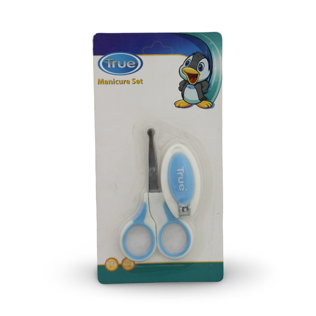 True Manicure Set (Scissors & Nail Clipper) – Baby Blue