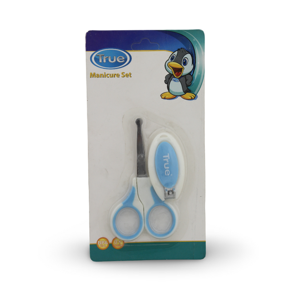 True Manicure Set (Scissors & Nail Clipper) – Baby Blue