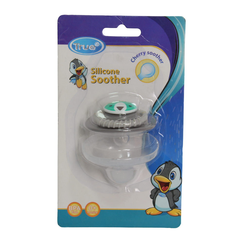 True Silicone Cherry Soother – Bear Design