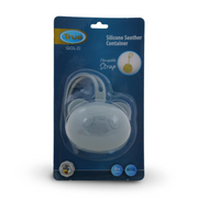 True Gold Silicone Soother Container – Grey