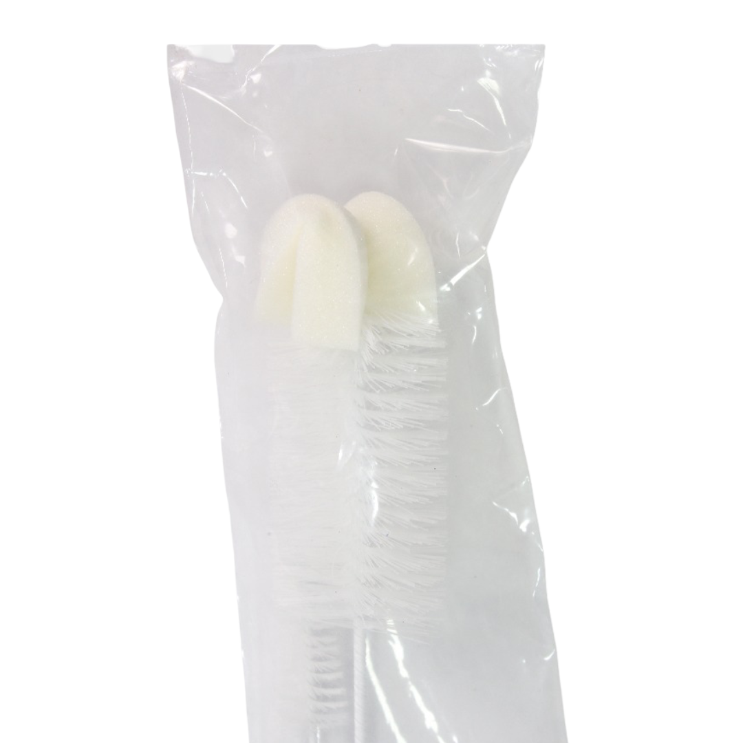 Canpol Babies Brush for Bottles and Teats with Sponge – White