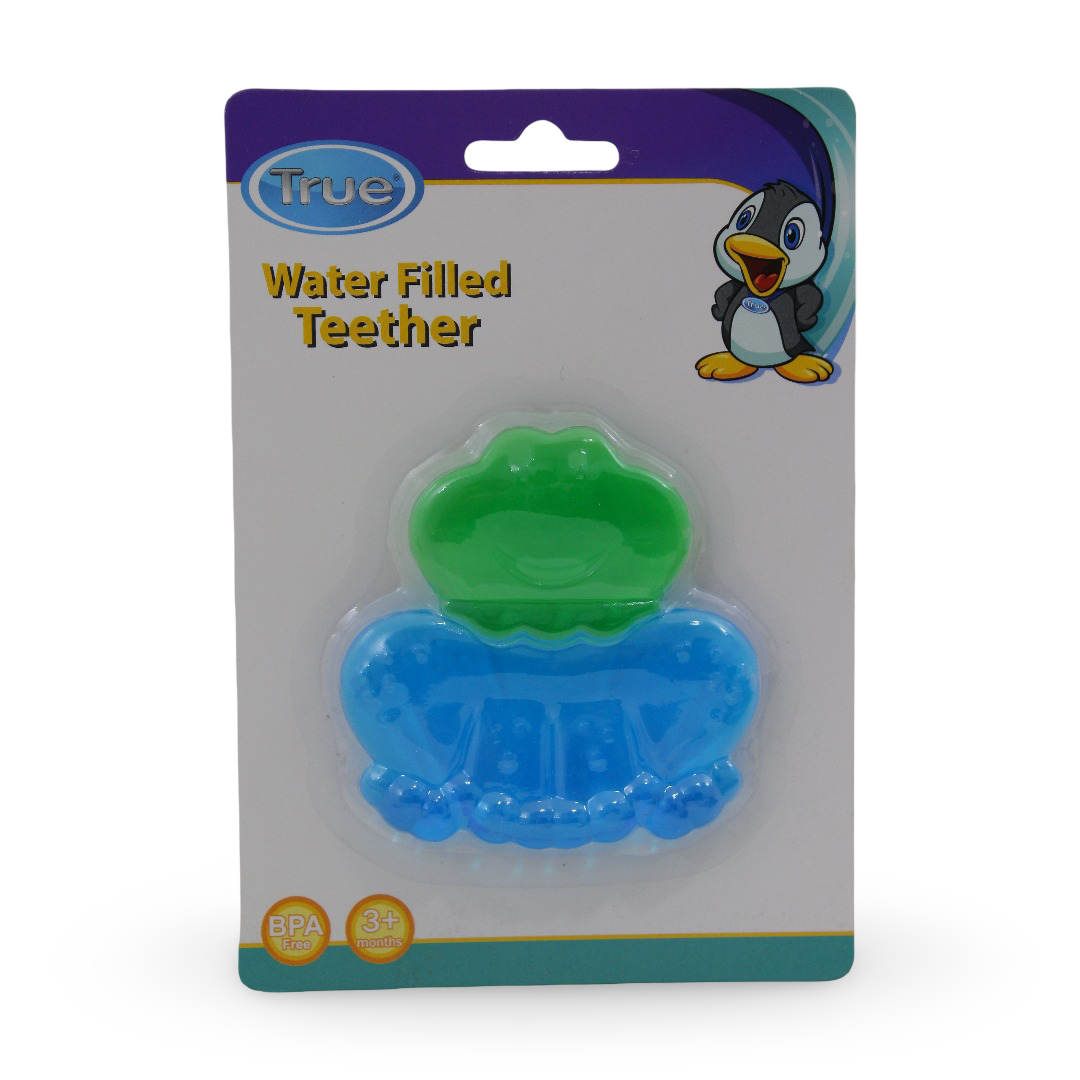 True Water Filled Teether with Frog Design
