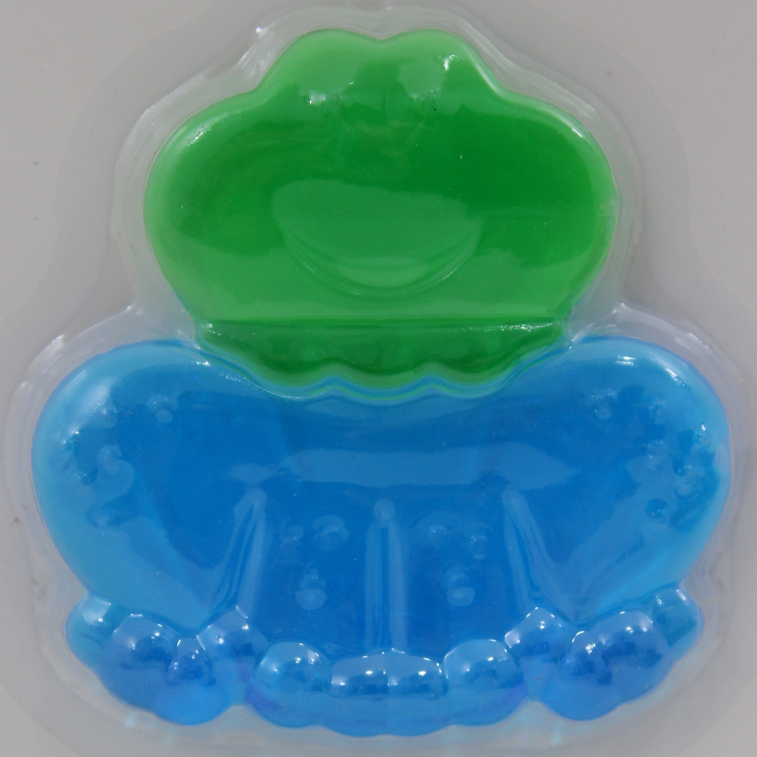 True Water Filled Teether with Frog Design
