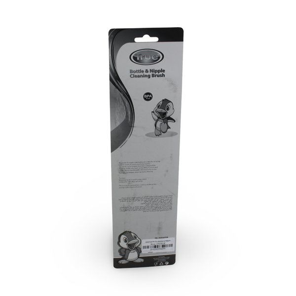 Bottle & Nipple Cleaning Brush with Sponge – Mint
